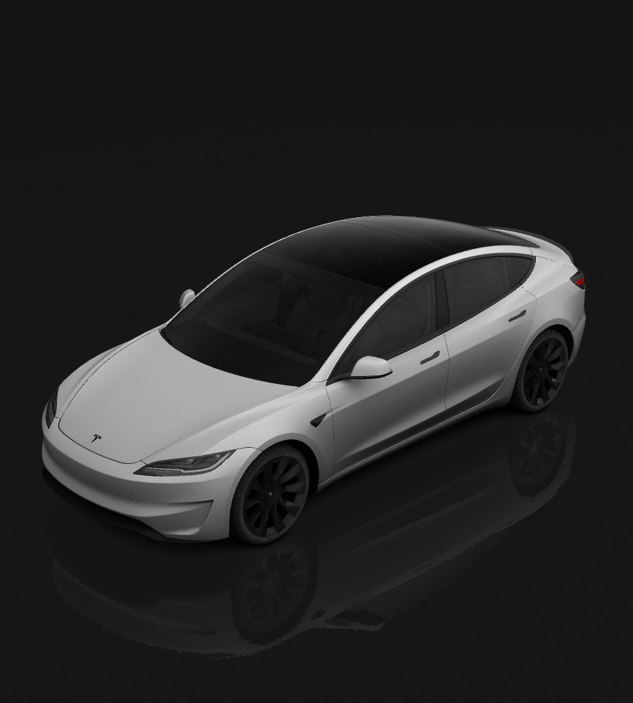 Model 3 (2024+) Performance custom wraps - Tesla car wrap designer for Paint Shop